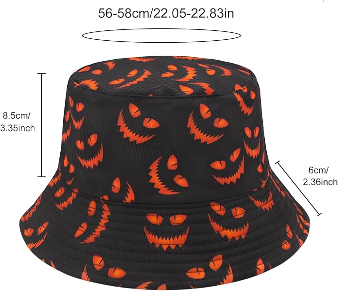 Women Men Teens Vintage Reversible Double Side Fisherman Hat Sun Outdoor