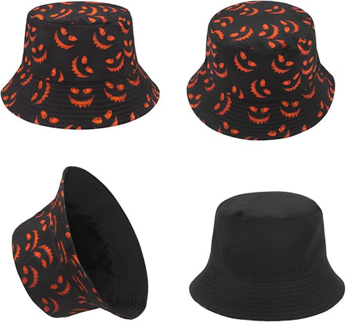 Women Men Teens Vintage Reversible Double Side Fisherman Hat Sun Outdoor